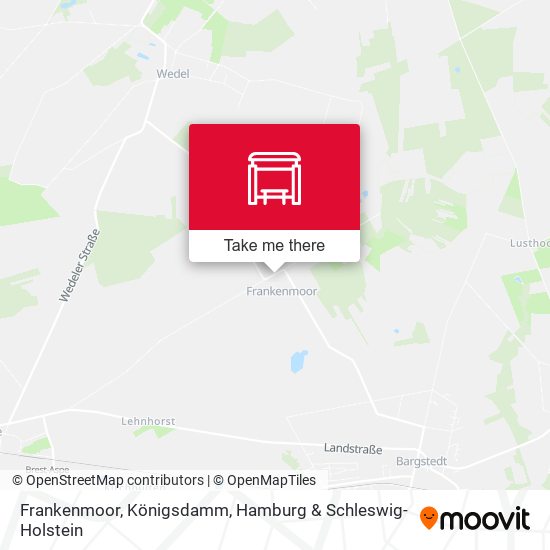 Frankenmoor, Königsdamm map