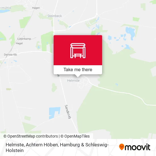 Карта Helmste, Achtern Höben
