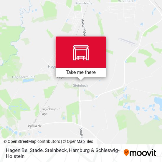 Hagen Bei Stade, Steinbeck map