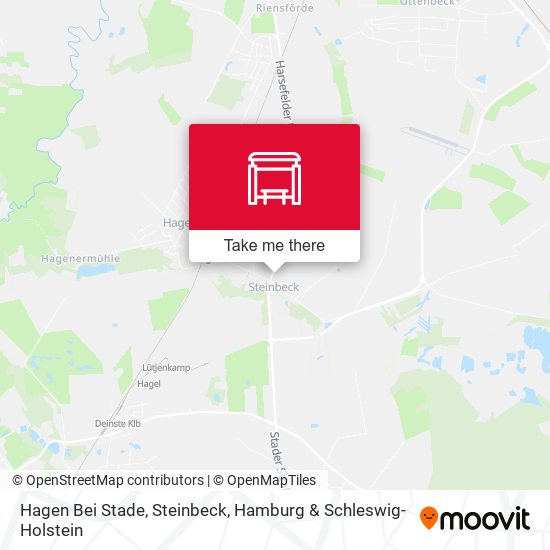 Hagen Bei Stade, Steinbeck map