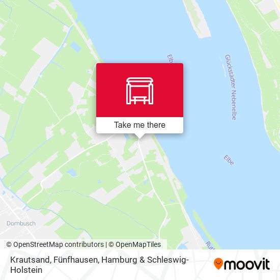 Krautsand, Fünfhausen map