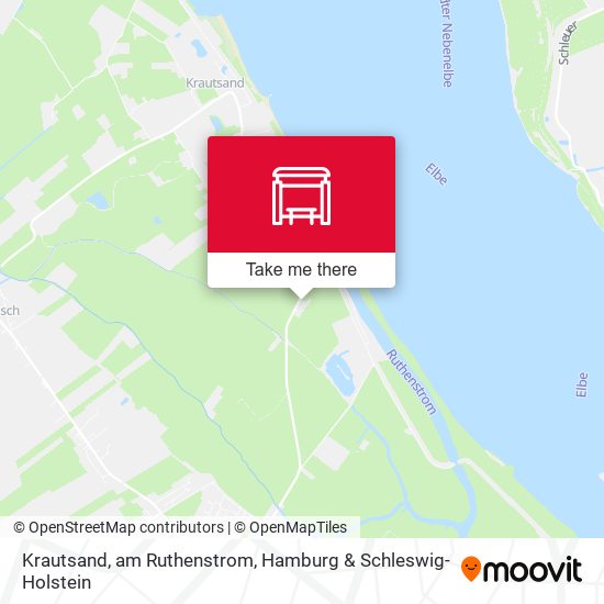 Krautsand, am Ruthenstrom map