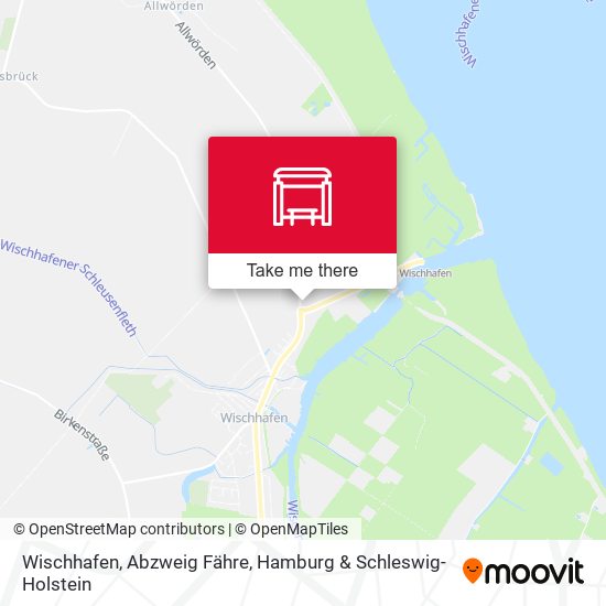 Wischhafen, Abzweig Fähre map