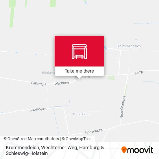 Krummendeich, Wechterner Weg map