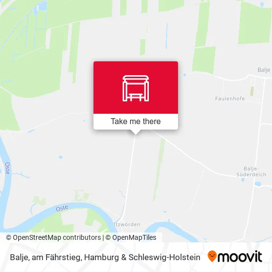 Карта Balje, am Fährstieg