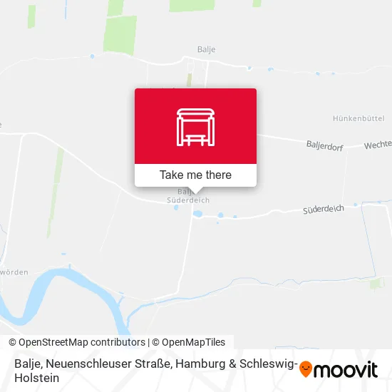 Карта Balje, Neuenschleuser Straße