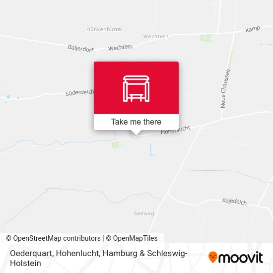 Карта Oederquart, Hohenlucht