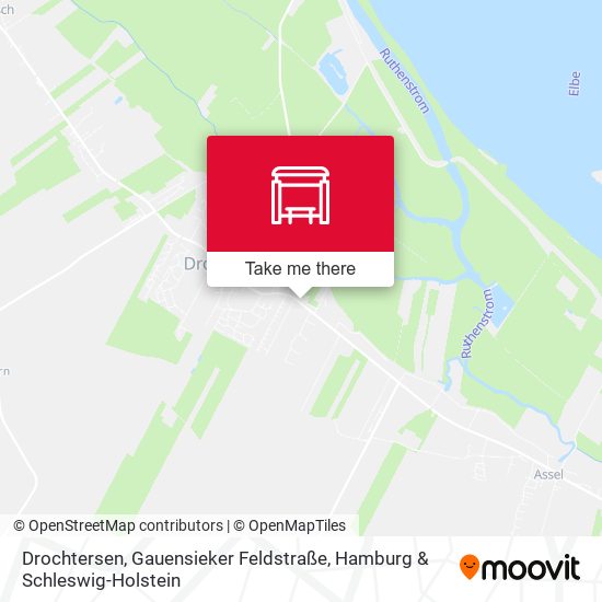 Drochtersen, Gauensieker Feldstraße map