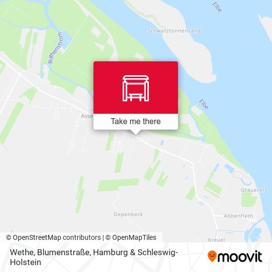 Wethe, Blumenstraße map