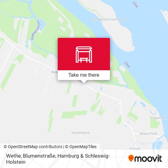 Wethe, Blumenstraße map