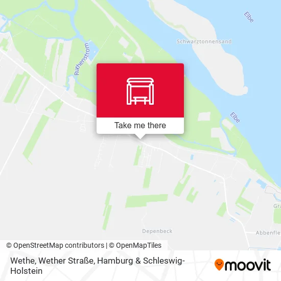 Карта Wethe, Wether Straße