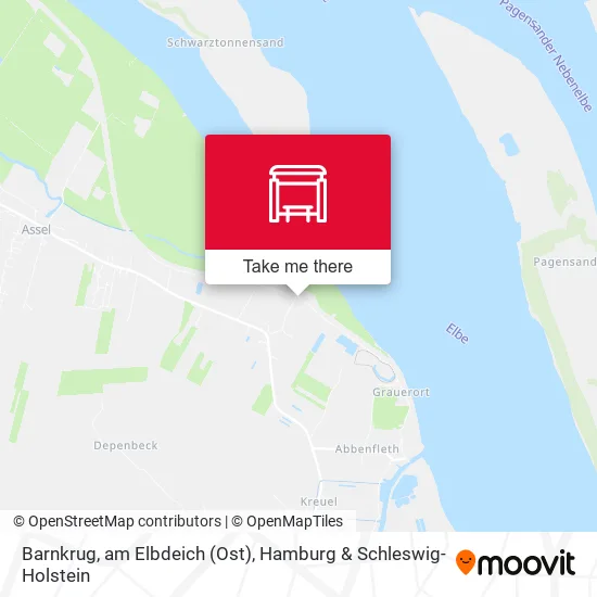 Карта Barnkrug, am Elbdeich (Ost)