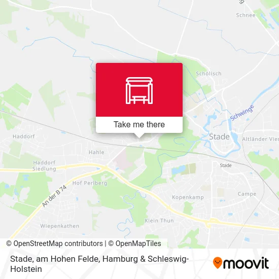Карта Stade, am Hohen Felde