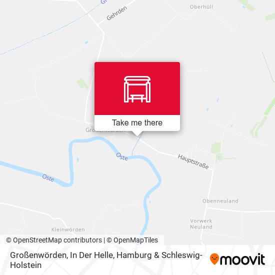 Großenwörden, In Der Helle map