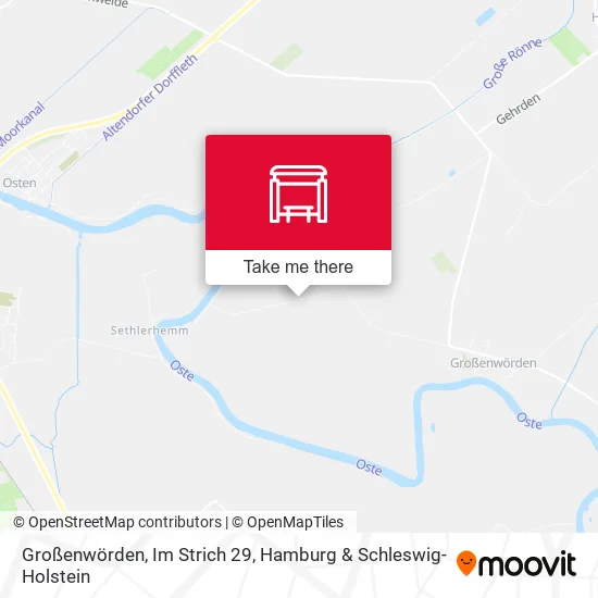 Карта Großenwörden, Im Strich 29