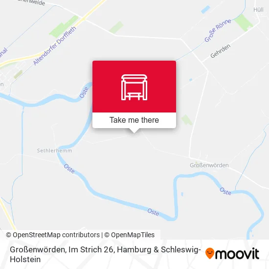Карта Großenwörden, Im Strich 26