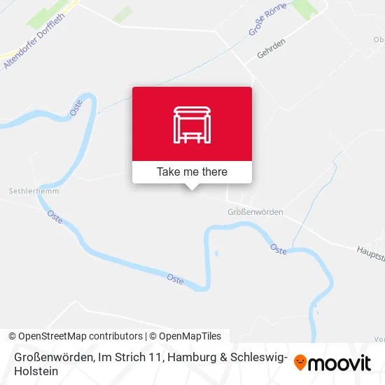 Карта Großenwörden, Im Strich 11