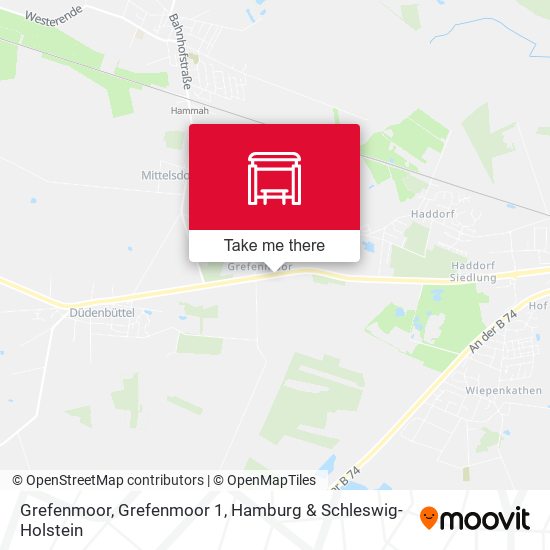 Grefenmoor, Grefenmoor 1 map