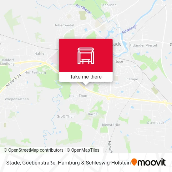 Карта Stade, Goebenstraße