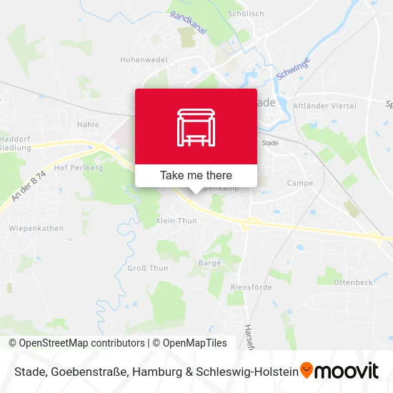 Карта Stade, Goebenstraße