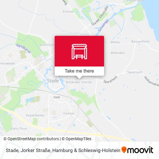 Stade, Jorker Straße map