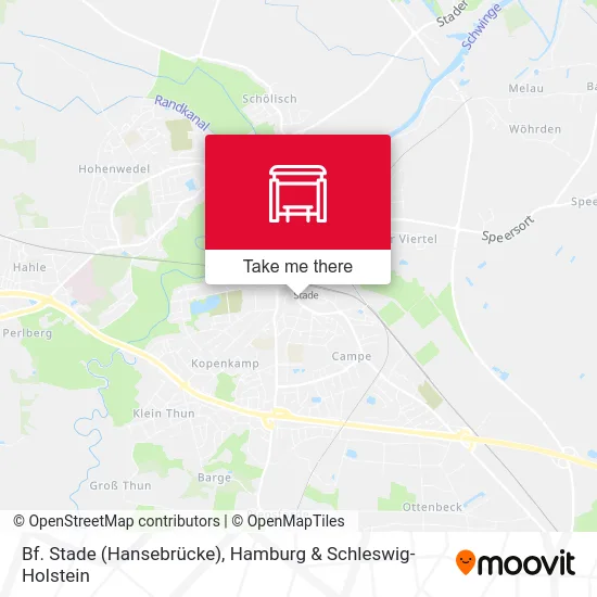 Карта Bf. Stade (Hansebrücke)