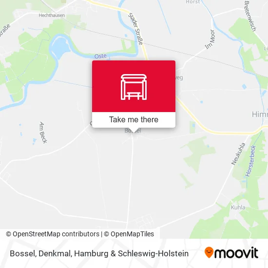 Карта Bossel, Denkmal
