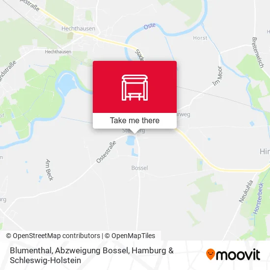 Карта Blumenthal, Abzweigung Bossel