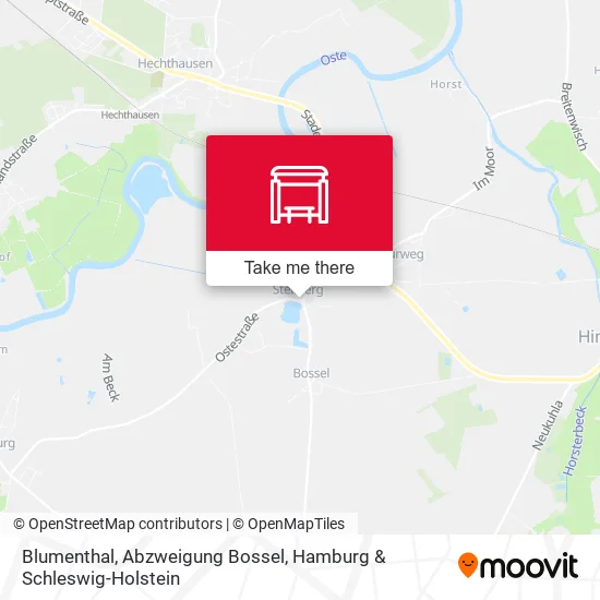 Карта Blumenthal, Abzweigung Bossel
