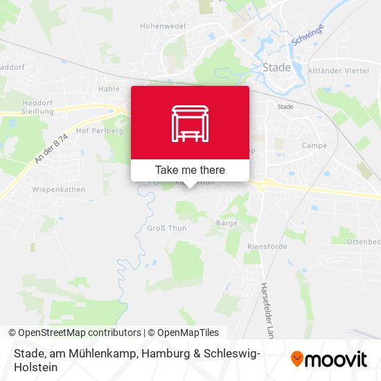 Stade, am Mühlenkamp map