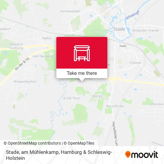 Карта Stade, am Mühlenkamp