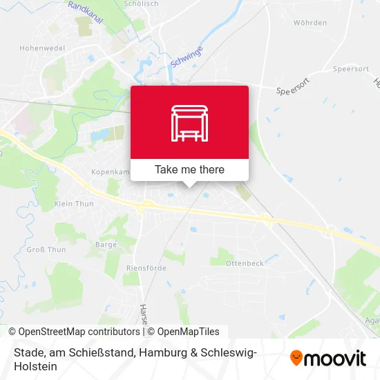 Карта Stade, am Schießstand