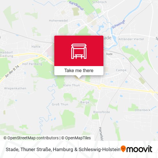 Stade, Thuner Straße map