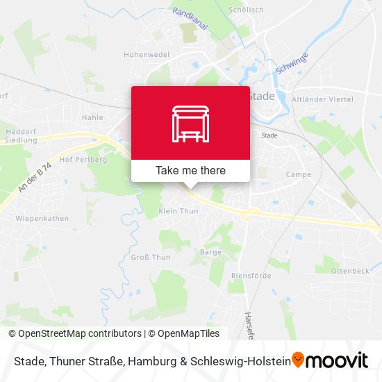 Stade, Thuner Straße map