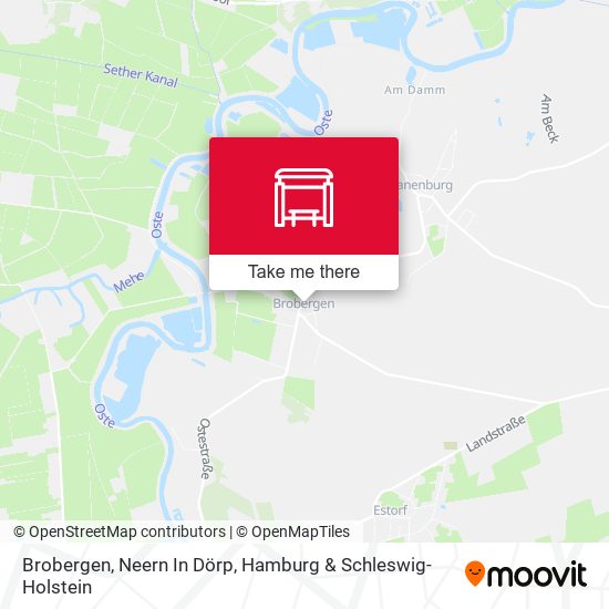Brobergen, Neern In Dörp map