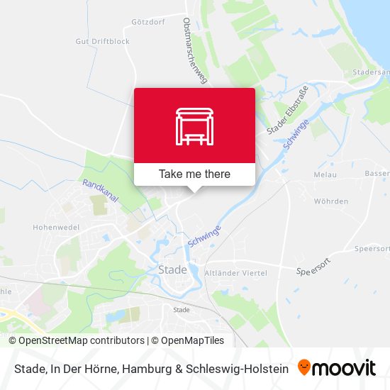 Stade, In Der Hörne map