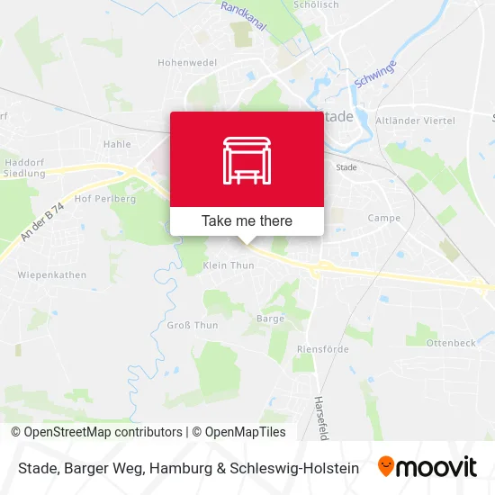 Карта Stade, Barger Weg