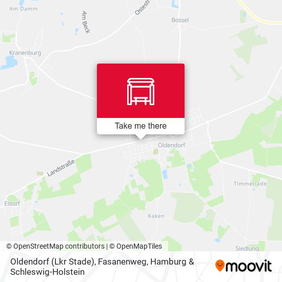 Oldendorf (Lkr Stade), Fasanenweg map