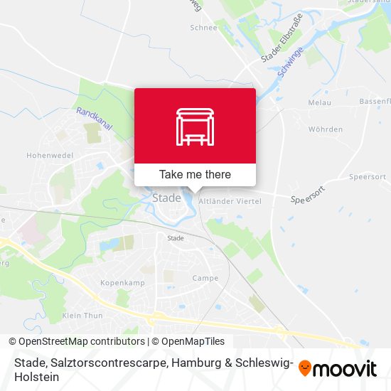 Stade, Salztorscontrescarpe map