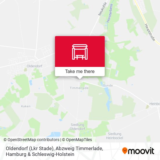 Oldendorf (Lkr Stade), Abzweig Timmerlade map