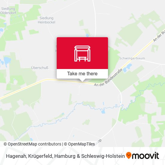 Hagenah, Krügerfeld map