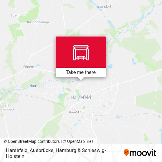 Карта Harsefeld, Auebrücke