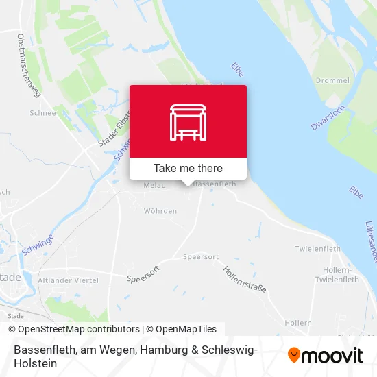 Карта Bassenfleth, am Wegen