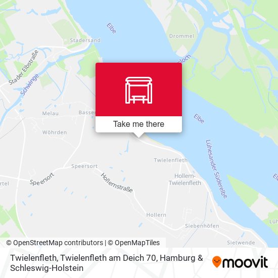 Twielenfleth, Twielenfleth am Deich 70 map