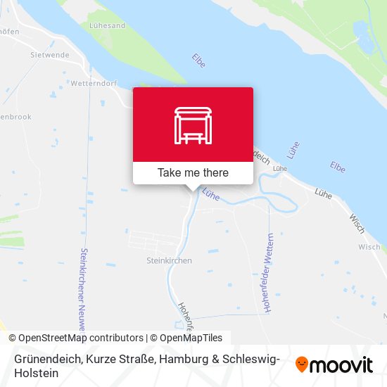 Grünendeich, Kurze Straße map