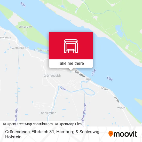 Карта Grünendeich, Elbdeich 31