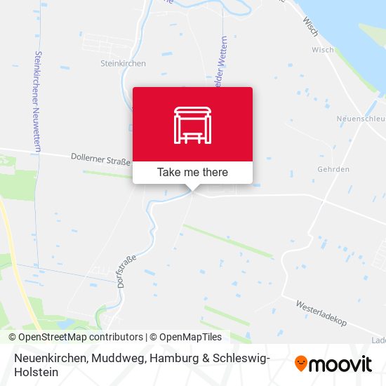 Neuenkirchen, Muddweg map