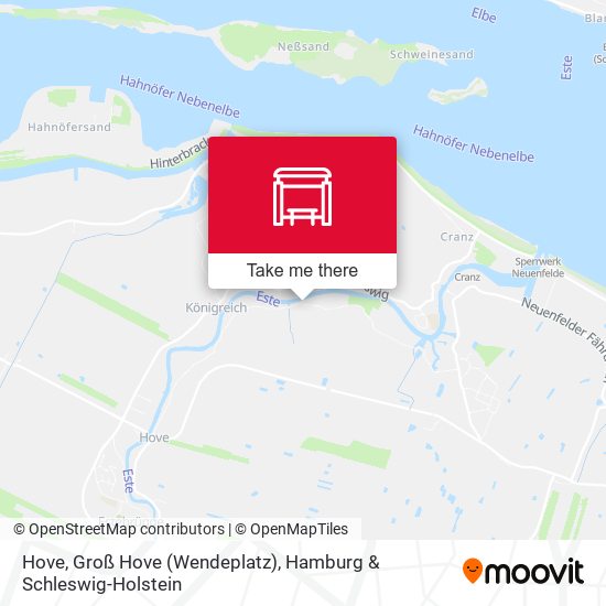 Hove, Groß Hove (Wendeplatz) map