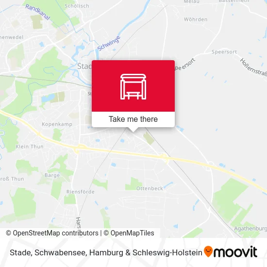 Карта Stade, Schwabensee