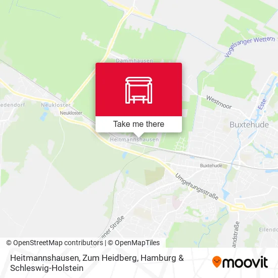 Карта Heitmannshausen, Zum Heidberg